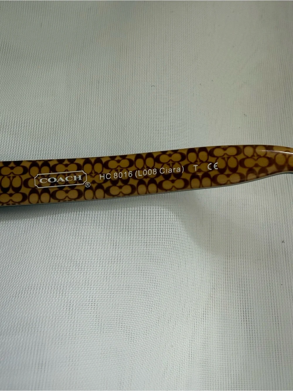 Coach HC8016 Ciara Eyeglass Frames 5033/13 Dark Tortoise 57-15 w/ Rx Lenses